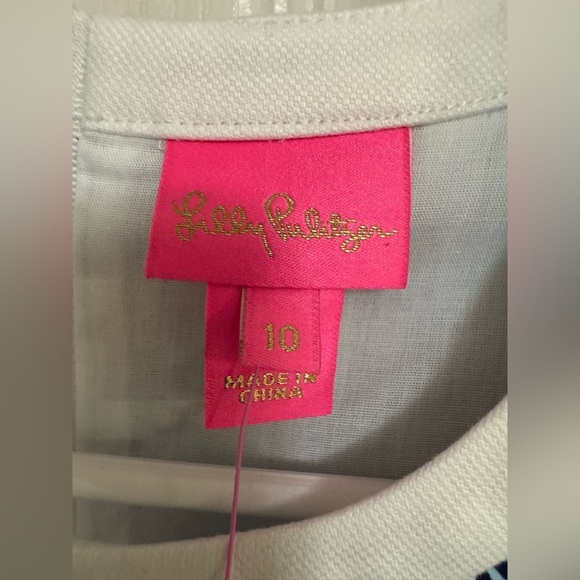 Lilly Pulitzer Girls’ Louise Dress Size 10 – Low Tide Navy Bouquet All Day – NWT - Picture 5 of 10